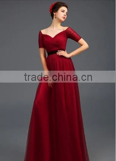 elegant long sleeve long fashion lady dress