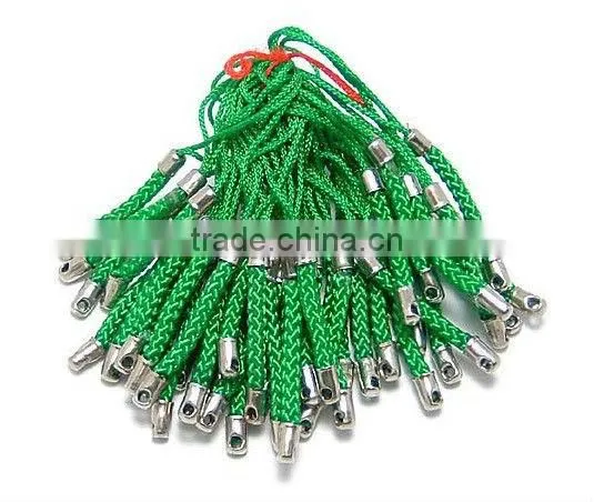 woven strapscell phone charm accessories silver mobile phone charm straps accessories cell phone woven cords