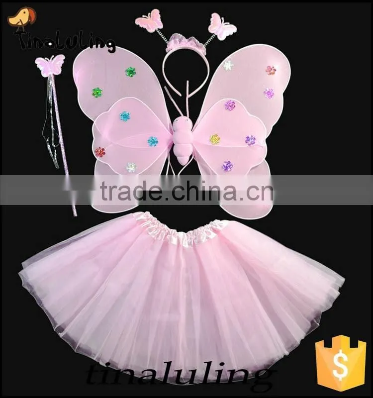 Multicolor kids Halloween Butterfly Fairy Wings Magic Wings Accessory