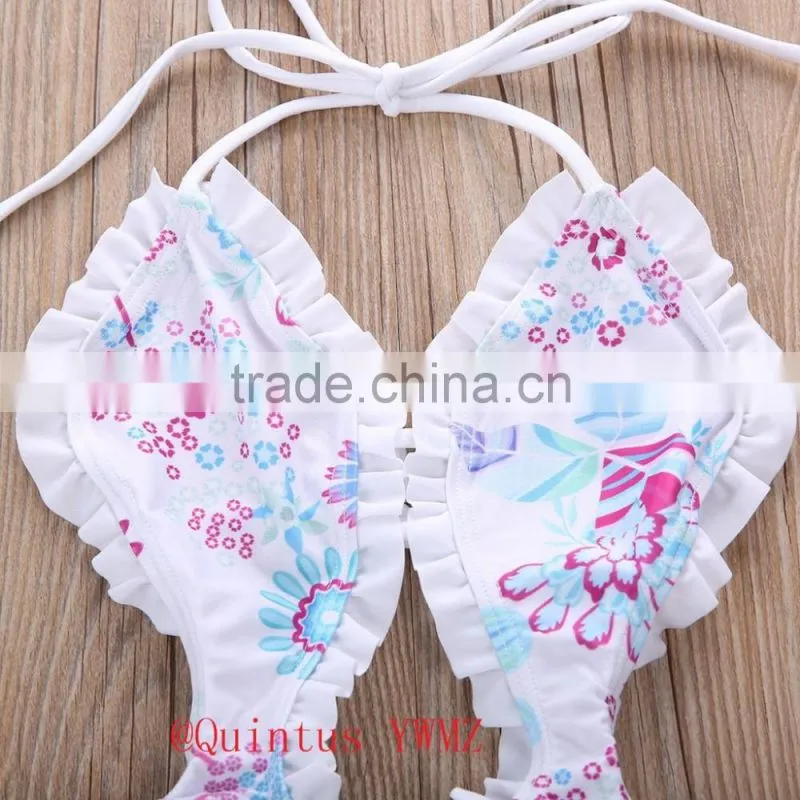 Japanese girl swimsuit one piece swimsuit floral hot selling summer girl clothes