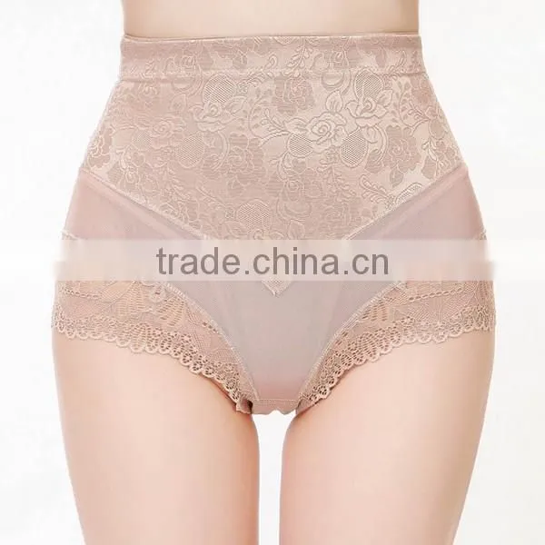 Wholesale Gauze Nylon High Waist Abdomen Drawing Panties