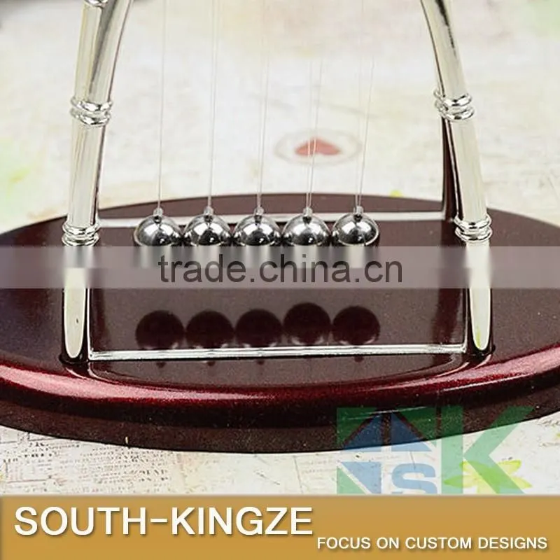 Oval Metal Kinetic Newton's Cradle, Theorem of Momentum Instrument