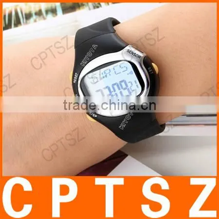 Sport and health electronic calories heartbeat table wrist watch
