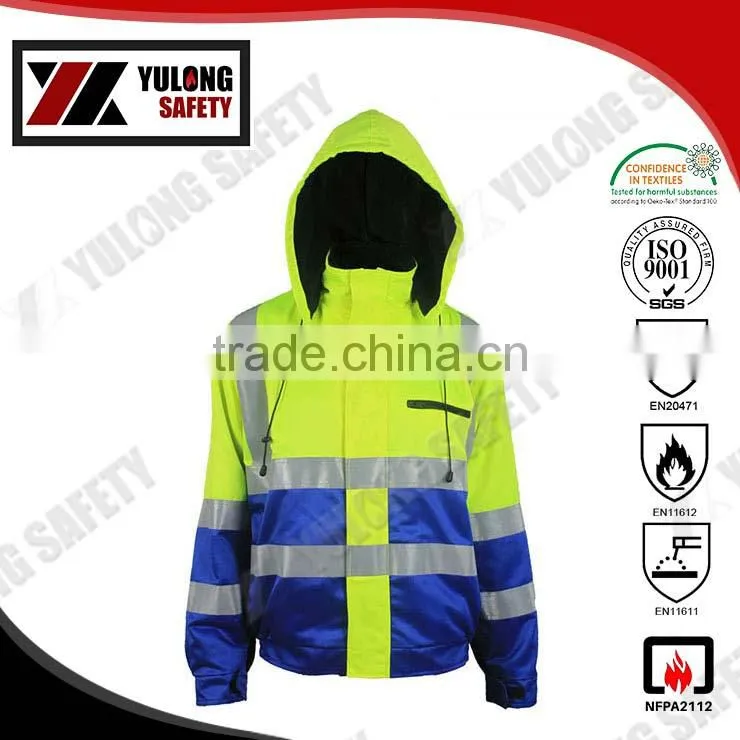 HRC2 Hi-visibility Fire Proof Rain Jackets For Sale