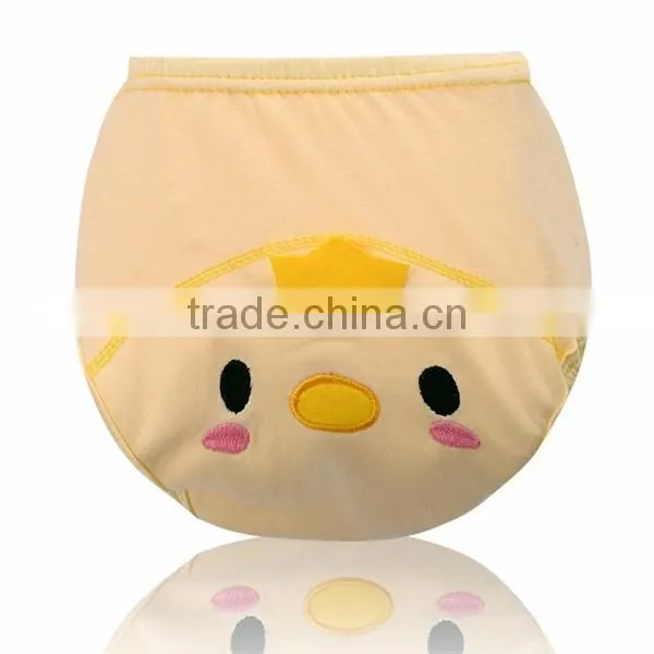 3 layers cartoon faces newborn baby training pants pure cotton baby cloth diaper nappy
