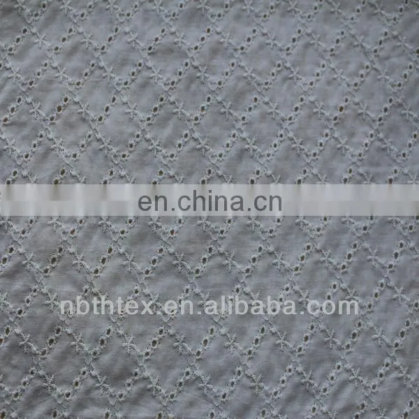 100% cotton embroidery fabric stock lot