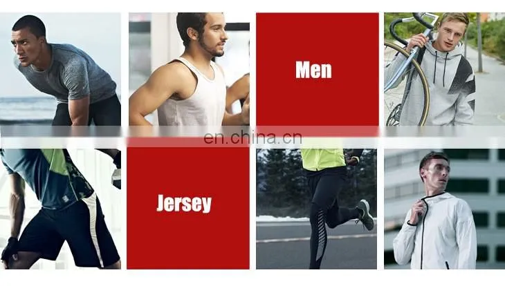 Polyester / elastane stretch workout compression wear sports men long sleeve t shirts