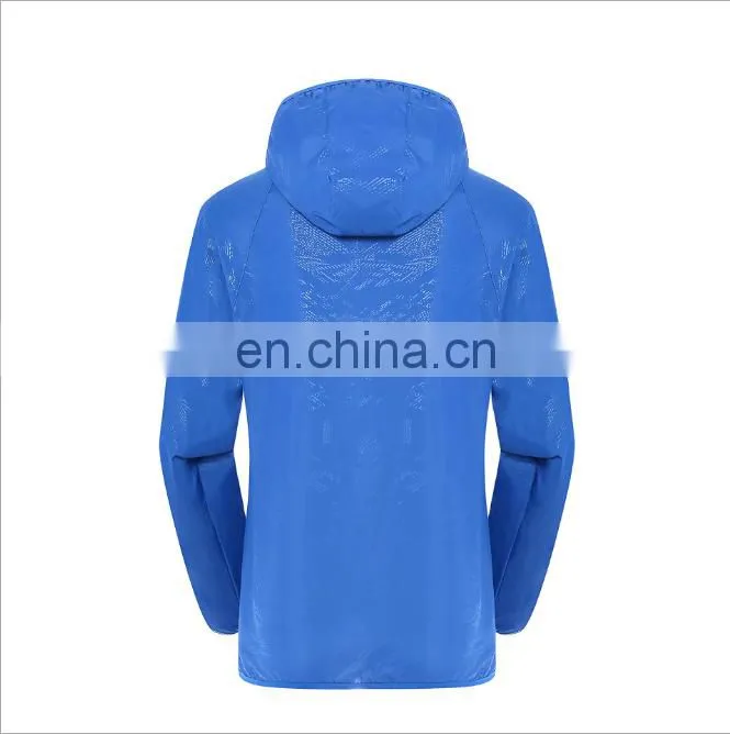 Wholesale outdoor unisex anti-UV adult cloth with hat sportsware
