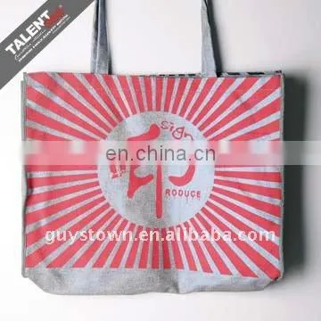 custom private silk screen printing fabric Shopping Bag