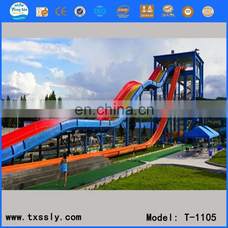 2019Vigorous water slide pipes sale+exciting outdoor family slide
