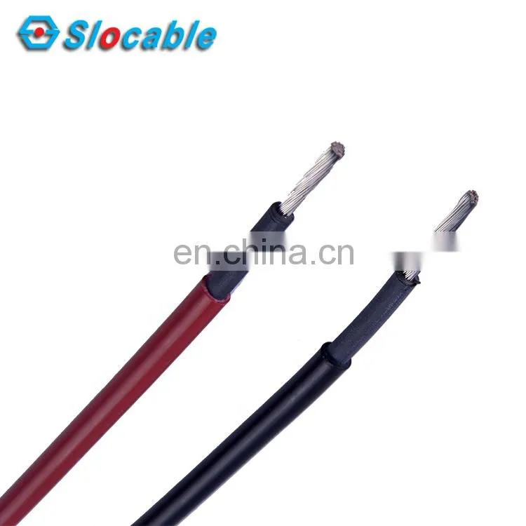 Slocable 1500V High Quality Halogen-free and UV Resistant 4.0mm2 Solar Cable Made in China