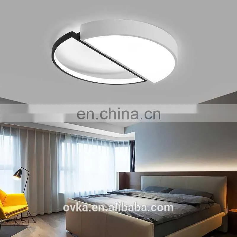 New round living room ceiling lamp LED bedroom light simple indoor chandelier