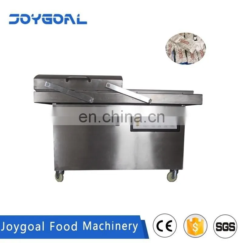 Automatic double chamber vacuum packing sealer machine for food pharmaceutical