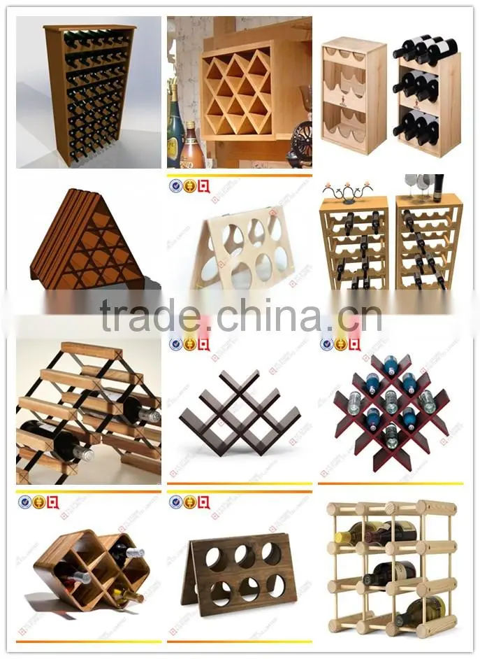 New design useful wooden wine rack, wine holder