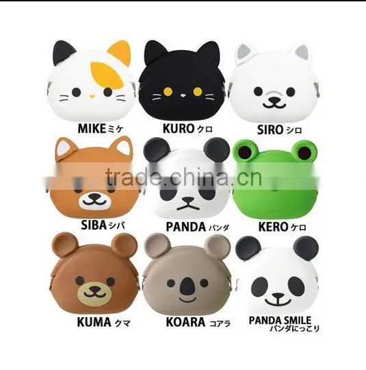2016 Popular silicone coin purse/fancy pocket coin purse