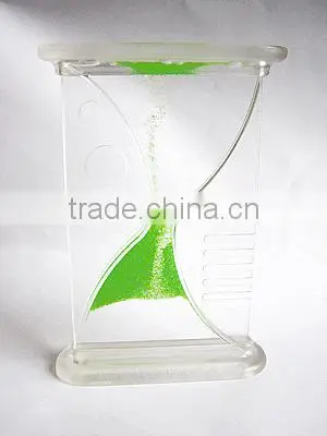 Acrylic promotion Gifts Colorful 3 Minute Liquid Hourglass Timer