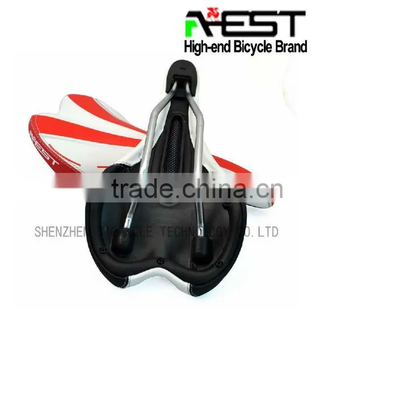 soft leather MTB saddle