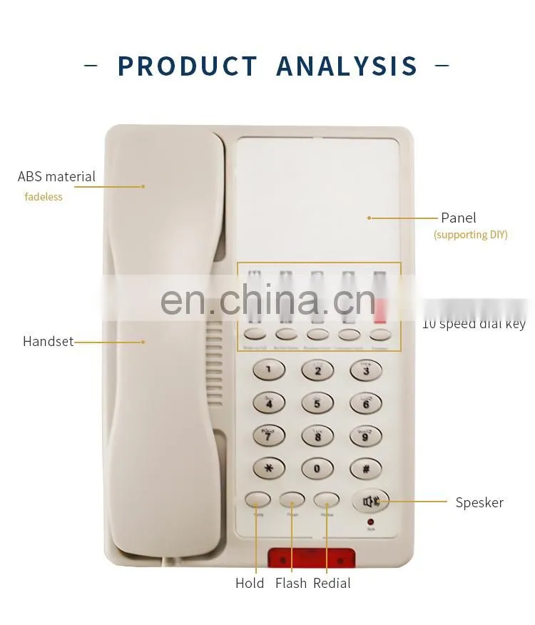 Honeyson hotel room telephone for sale HS-0001B
