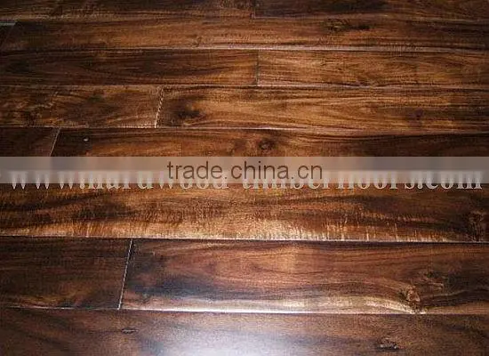 Best price Antique prefinished Acacia solid wood flooring