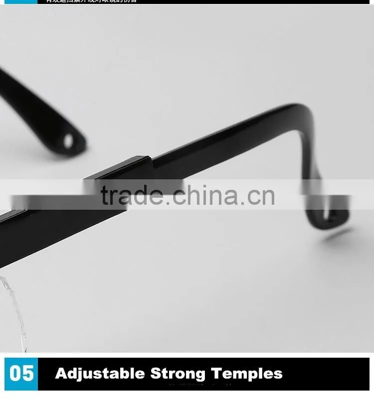 Factory wholesale square dustproof windproof durable cross-country glasses dark grey pc welding filter lens goggles