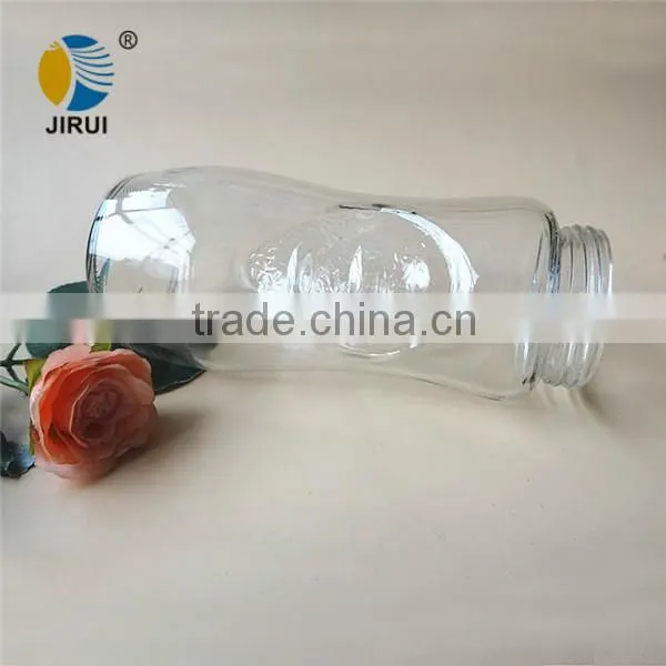 500ml glass water bottle with plastic screw cap wholesale