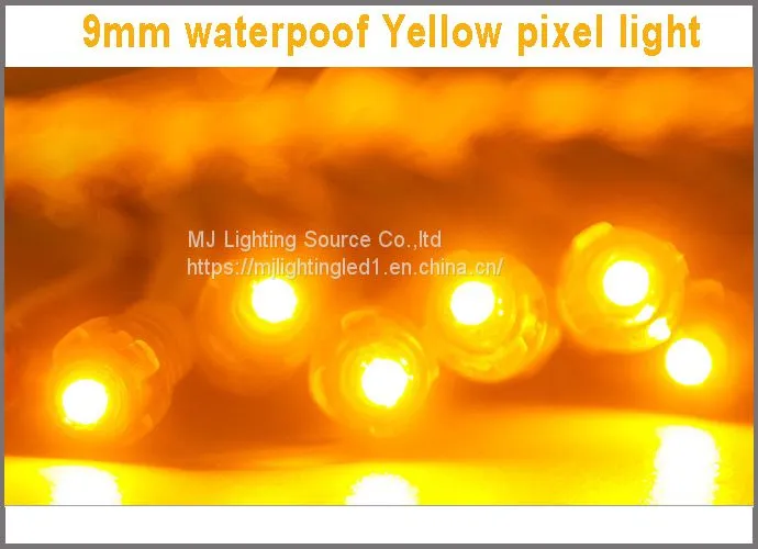 9mm led pixel yellow 3