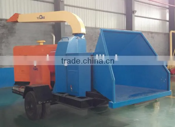 10-20t/h mobile wood chipper shredder (CE)