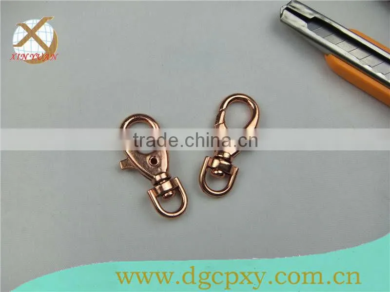 coppery metal swivel bolt dog snap hook