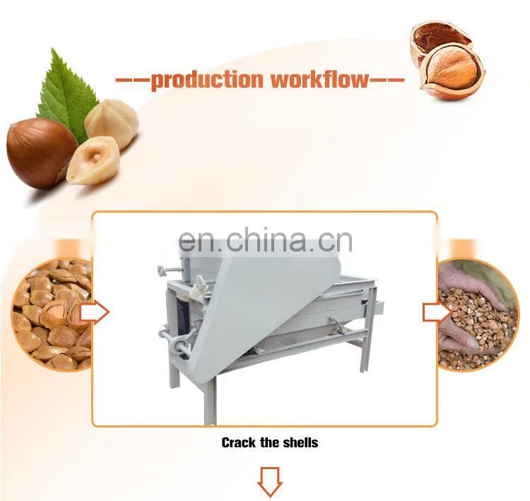 apricot kernel crusher dehuller crushing machine