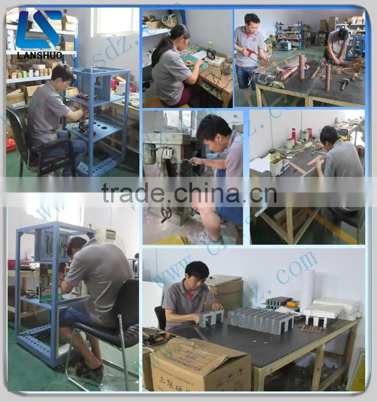 CNC vertical induction quenching hardening machine