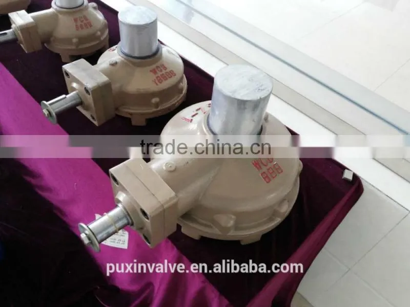 ball valve with long manual handle mill gearbox
