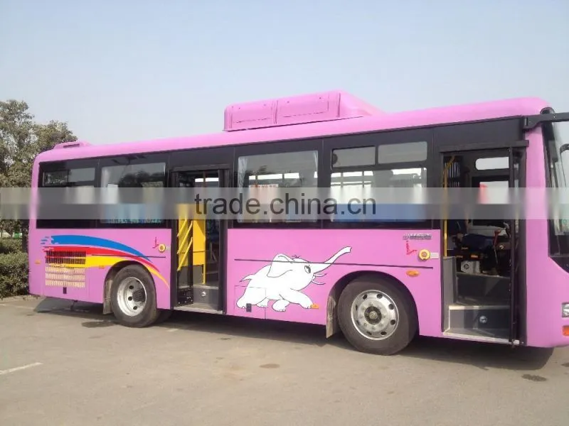 35-38seats 8.6meters length Rear engine bus passenger door before the front Axle