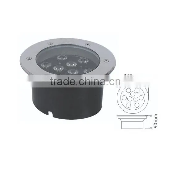 306 Stainless Steel IP68 9W LED Underground Lamp SS306 LED Underground Lamp DC12V / 24V