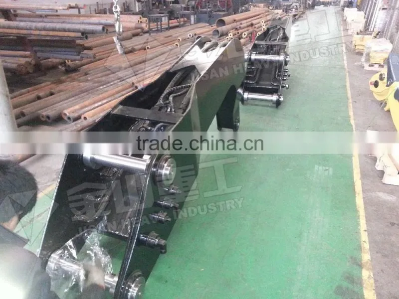 wood steel stone hydraulic pile driver for excavator
