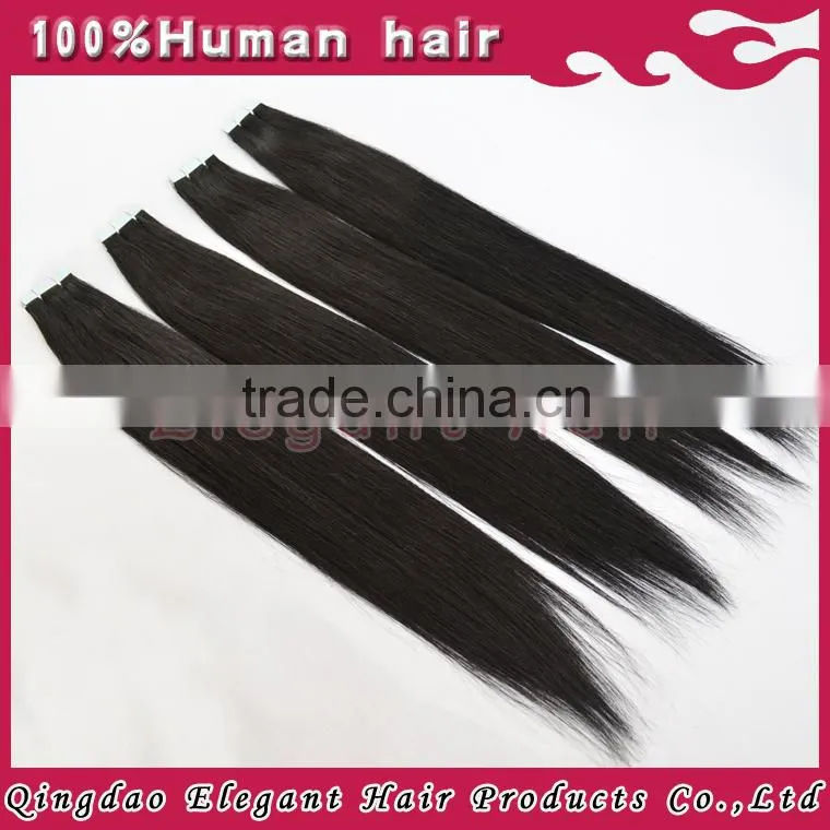 Popular 5A grade double sided fusion tape virgin human hair extension
