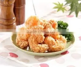 high quality frozen white vanname breaded shrimp