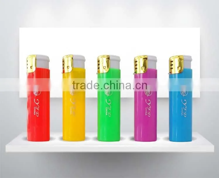 round design solid color windproof lighters