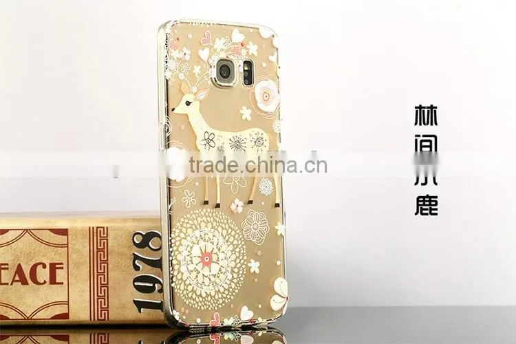 Exquisite Transparent Coloured Drawing Silicone Soft Case for Samsung