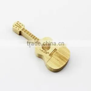 wooden guitar shape usb flash drive , wood usb flash drive 8gb, guirat shape usb flash drive 8gb with custom logo