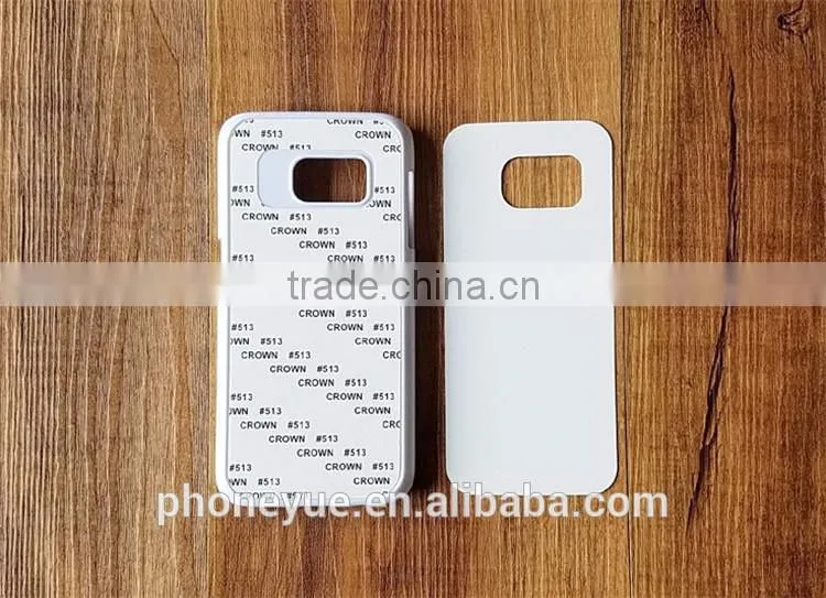 DIY Plastic PC Hard 2D Blank sublimation Case Back Cover For Samsung S7
