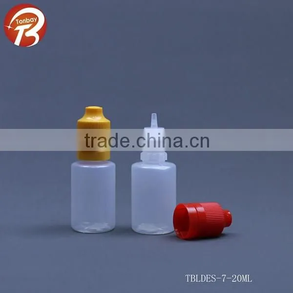 5ml 10ml 15ml 20ml 30ml 50ml 100ml pe anti-theft e liquid bottles