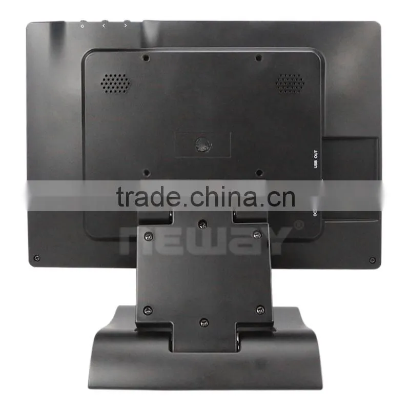 with USB input 10.1 inch resistive touch IPS monitor with folding bracket