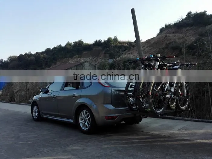 heavy duty Rear Mounted Folding Car Bike Rack