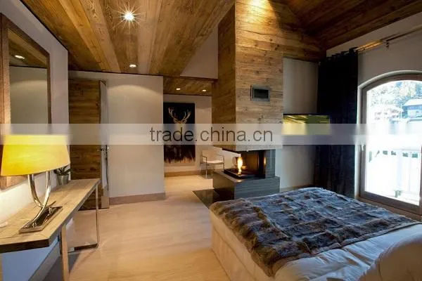 customize rustic oak engineered wall pannel