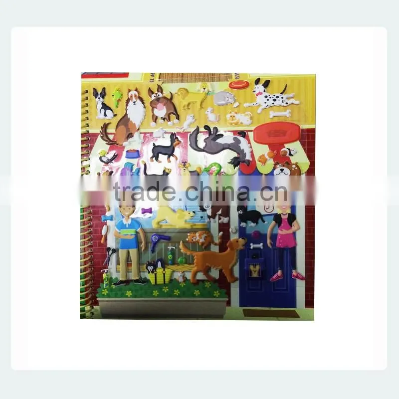 Cute 3M adhesive die cut cartoon sticker