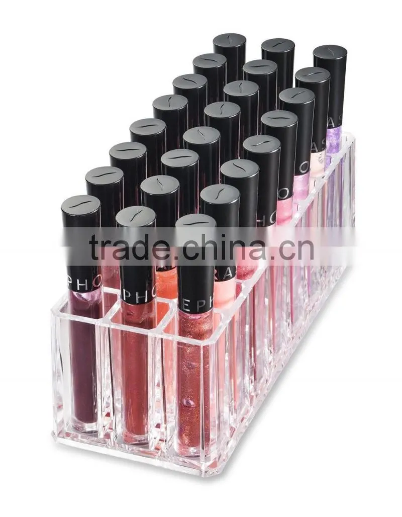 Acrylic cube box with lip