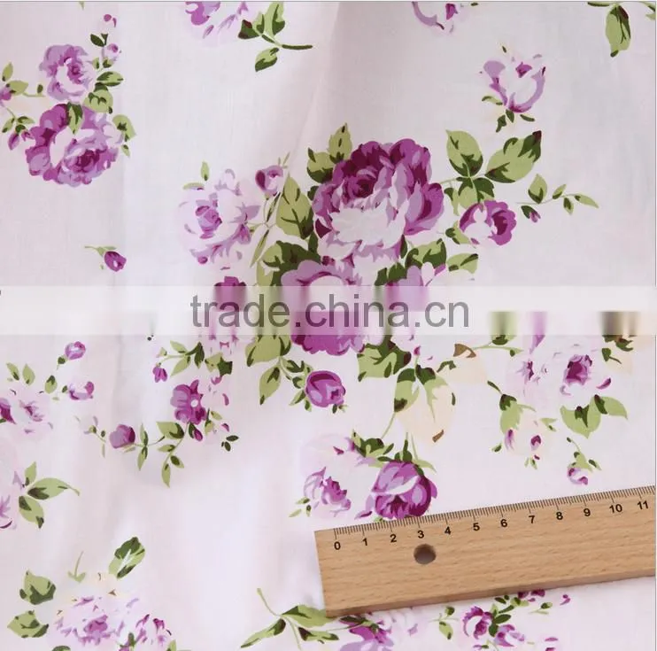 100% cotton printed fabric for bedding set