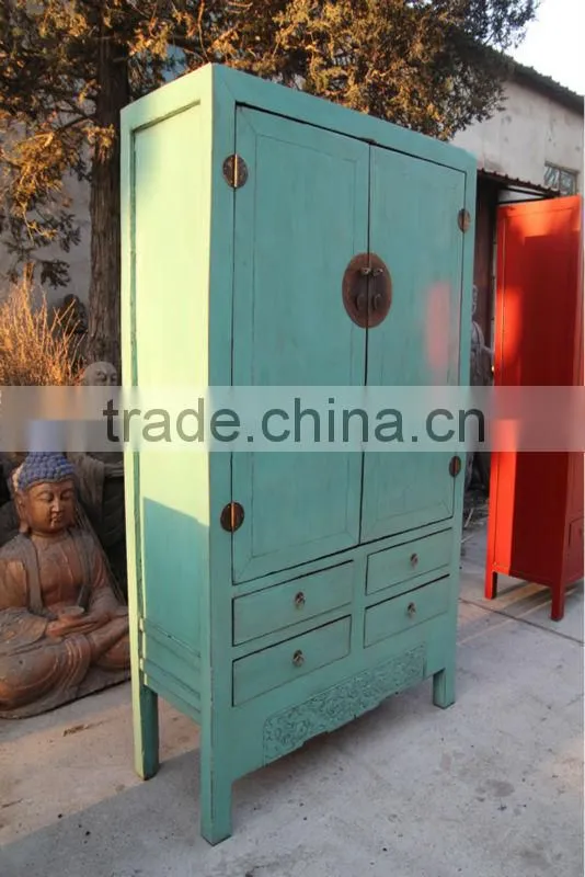 wooden clothes cabinet