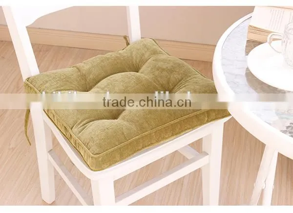 2015 New Design Square Soft Chair Pad 46*46cm with PP cotton filling