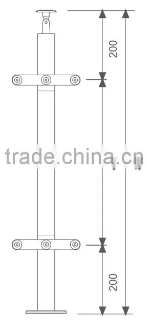 stainless steel modern railings for balconies